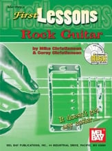 First Lessons Rock Guitar Guitar and Fretted sheet music cover